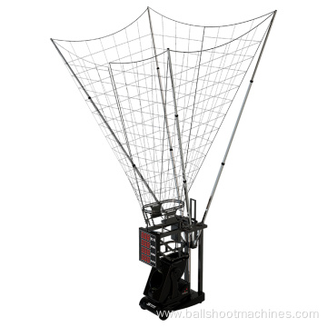 Folding professional basketball shooting machine